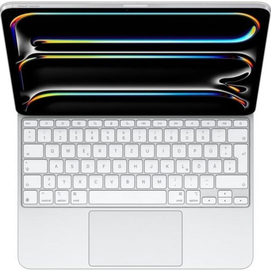 Tastatur Apple Magic Keyboard für iPad Pro 13" magnetisch mit deutschem Touchpad weiß