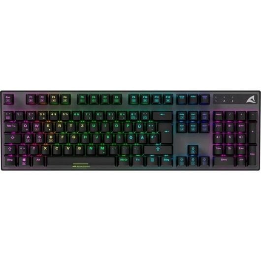 Teclado Sharkoon SKILLER SGK20 mecânico gaming RGB com macros alemão