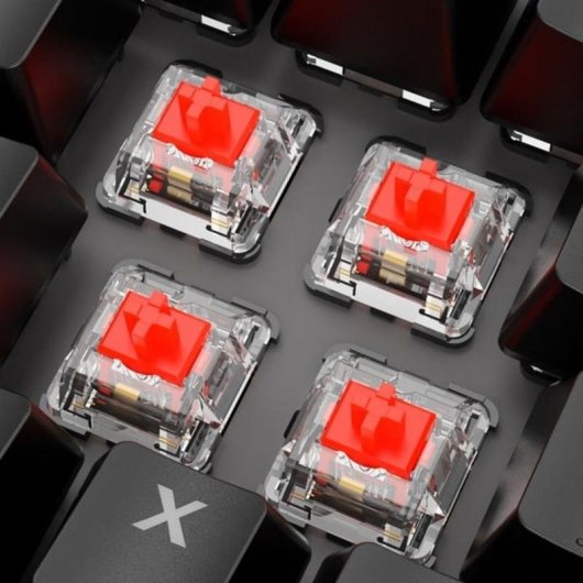 Teclado Sharkoon SKILLER SGK20 mecânico gaming RGB com macros alemão