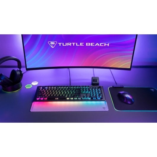Teclado Turtle Beach Vulcan II Max mecánico optomecánico QWERTZ RGB alemán
