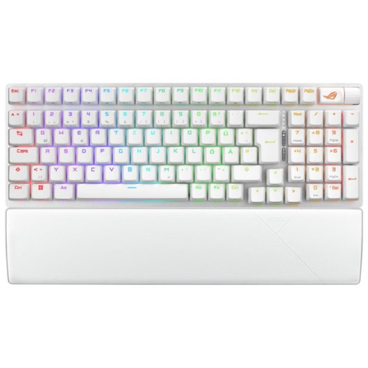 Teclado ASUS ROG Strix Scope II 96 Wireless mecânico RGB alemão QWERTZ