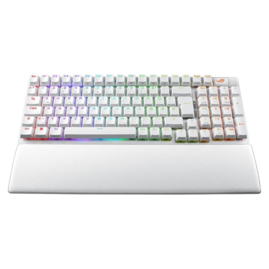 Teclado ASUS ROG Strix Scope II 96 Wireless mecânico RGB alemão QWERTZ
