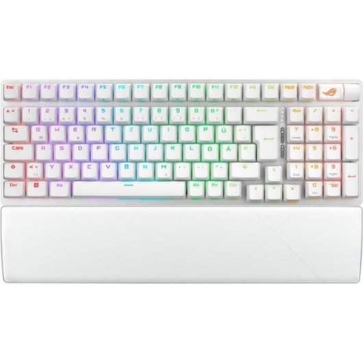 Teclado ASUS ROG Strix Scope II 96 Wireless mecânico RGB alemão QWERTZ
