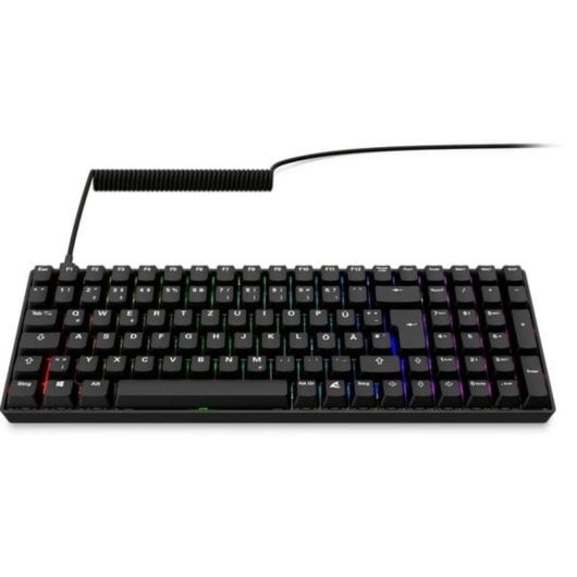 Teclado Sharkoon SKILLER SGK50 S2 PBT mecânico gaming switches Gateron Yellow RGB