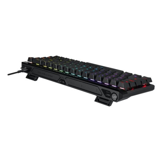 Teclado ASUS ROG Falchion Ace HFX magnético compacto com switches magnéticos RGB alemão
