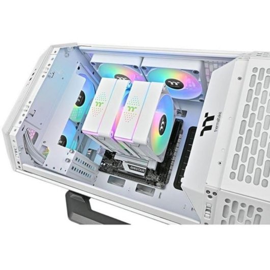 Refrigeração Ar Thermaltake Socket AM4 AM5 Torre Dupla ASTRIA 600 ARGB LED RGB