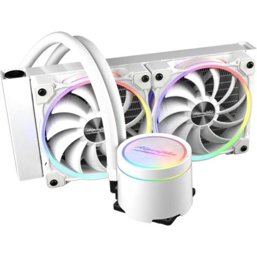 Refrigeration Liquide Alpenföhn Agua Glaciar 240 White RGB 240mm 2 Ventilateurs ARGB