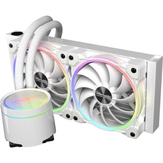 Refrigeration Liquide Alpenföhn Agua Glaciar 240 White RGB 240mm 2 Ventilateurs ARGB