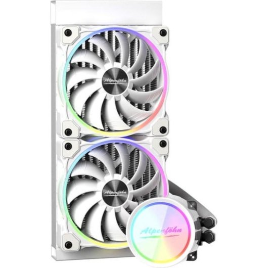 Refrigeration Liquide Alpenföhn Agua Glaciar 240 White RGB 240mm 2 Ventilateurs ARGB