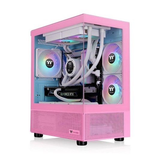 Caja PC Thermaltake View 170 TG ARGB Micro Torre Rosa