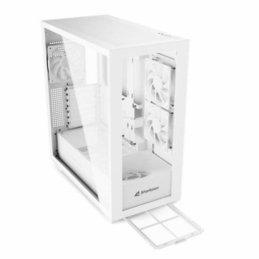 Case PC Sharkoon Rebel C60 RGB Bianca Vetro Temprato ATX