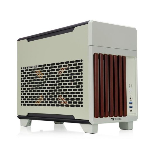 Caja PC Thermaltake TR100 Mini Tower Verde Mini-ITX