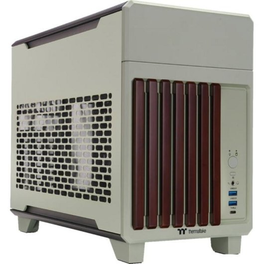 Caja PC Thermaltake TR100 Mini Tower Verde Mini-ITX