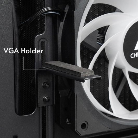 Boîtier PC Chieftec GT-01B-OP Midi Tower Noir RGB
