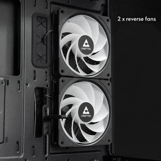 Boîtier PC Chieftec GT-01B-OP Midi Tower Noir RGB