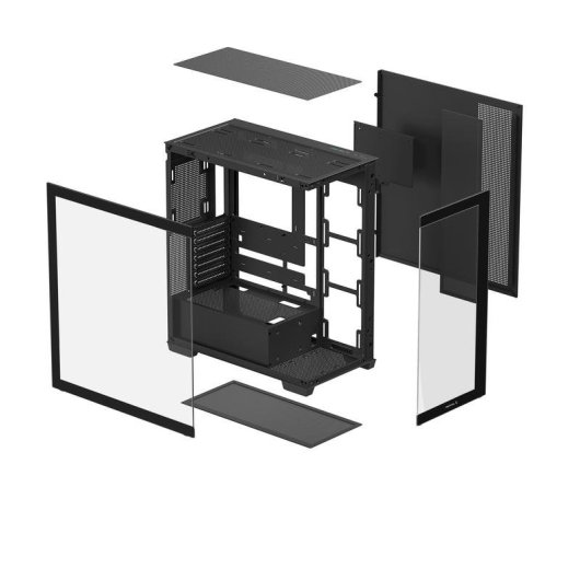 Caja PC DeepCool CG580 Midi Tower Negro ATX Ventana de Vidrio Templado