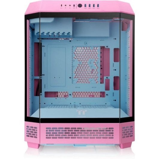 Caja PC Thermaltake Tower 600 Rosa ATX Vidrio Templado Gaming