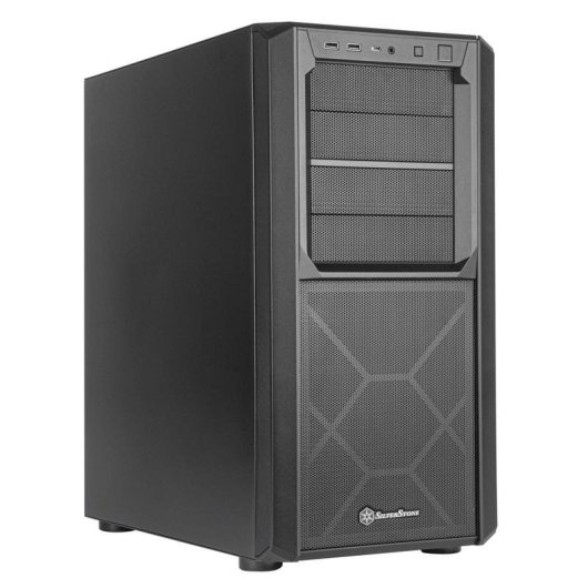 Caja PC SilverStone SETA D1 Midi Tower Negro ATX