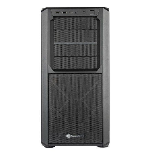 Caja PC SilverStone SETA D1 Midi Tower Negro ATX