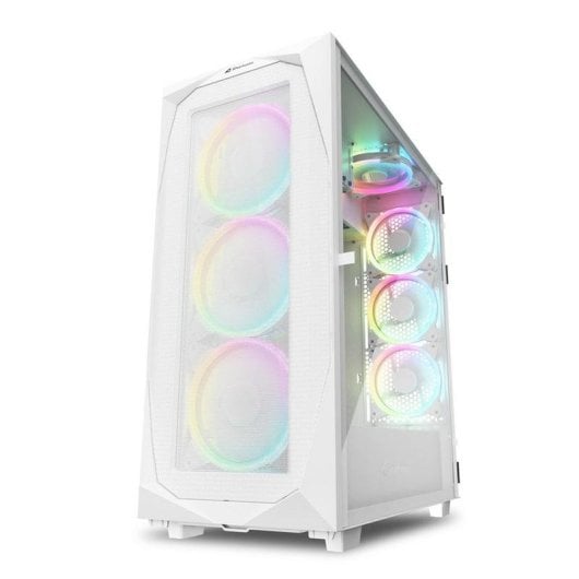 Caja PC Sharkoon REV300 Torre ATX Vidrio Templado Blanco