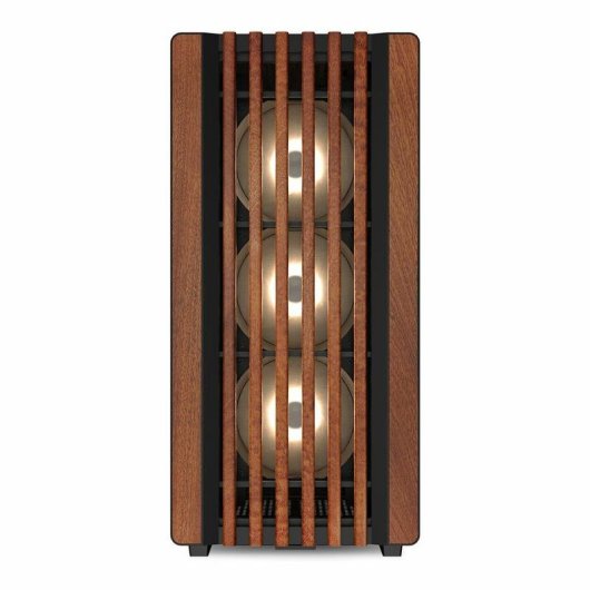 Case PC Sharkoon REBEL C70G RGB Full Tower Nero/Legno