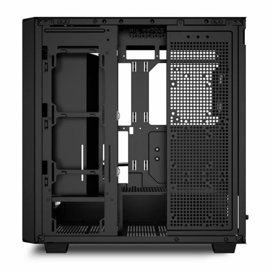 Case PC Sharkoon REBEL C70G RGB Full Tower Nero/Legno