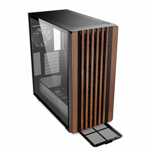 Case PC Sharkoon REBEL C70G RGB Full Tower Nero/Legno