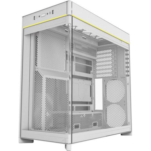Boîtier PC Montech HS02 Midi Tower Blanc ATX/micro ATX/Mini-ITX Vitre Trempée