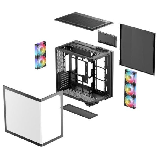Caja PC DeepCool CG590U 5F Torre ATX Vidrio Templado Negro