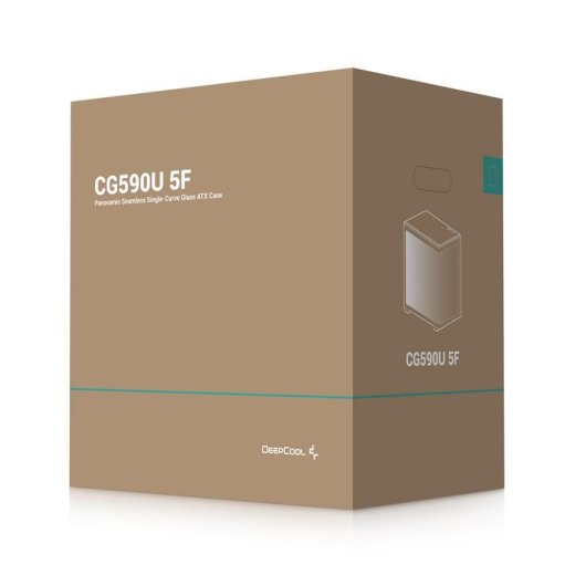 Caja PC DeepCool CG590U 5F Torre ATX Vidrio Templado Negro