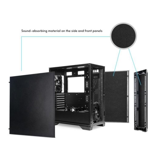 Boîtier PC Chieftec Midi APEX Series GA-01B-Q-OP Noir