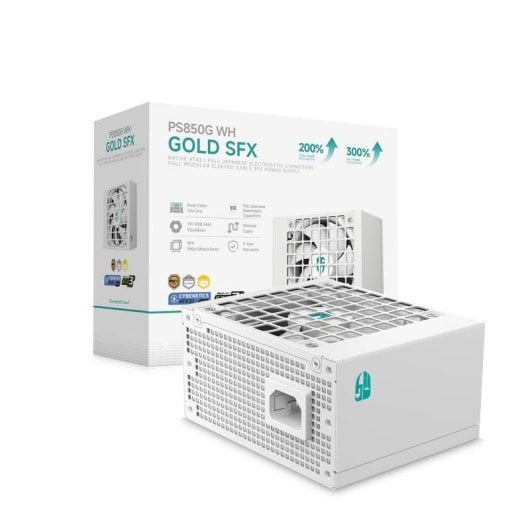 Source d'alimentation DeepCool Gamer Storm PS850G WH 850W Certification Cybenetics Platinum modulaire