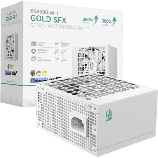 Source d'alimentation DeepCool Gamer Storm PS850G WH 850W Certification Cybenetics Platinum modulaire