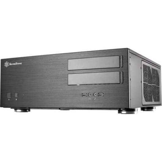 Caja PC Silverstone Grandia GD08 HTPC Negro ATX/EATX