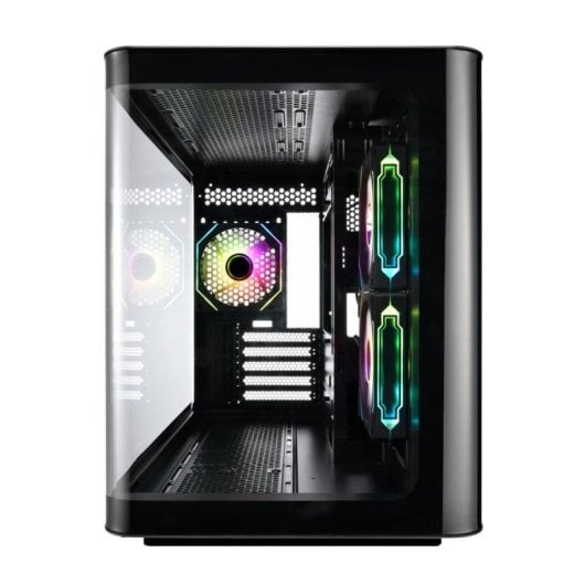 Boîtier PC FSP S380 Mini Tower mATX/mITX Noir ARGB Verre Courbé