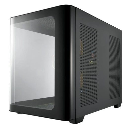 Boîtier PC FSP S380 Mini Tower mATX/mITX Noir ARGB Verre Courbé