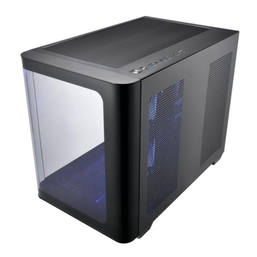 Boîtier PC FSP S380 Mini Tower mATX/mITX Noir ARGB Verre Courbé