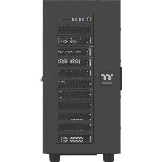 PC-Gehäuse Thermaltake AX700 TG Tower ATX Schwarz Gehärtetes Glas