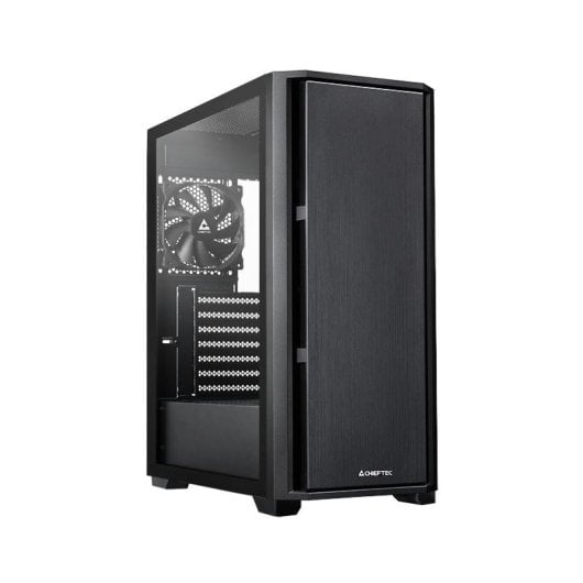 Boîtier PC Chieftec AS-02B-TG-OP Midi Tower Noir avec Vitre Trempée