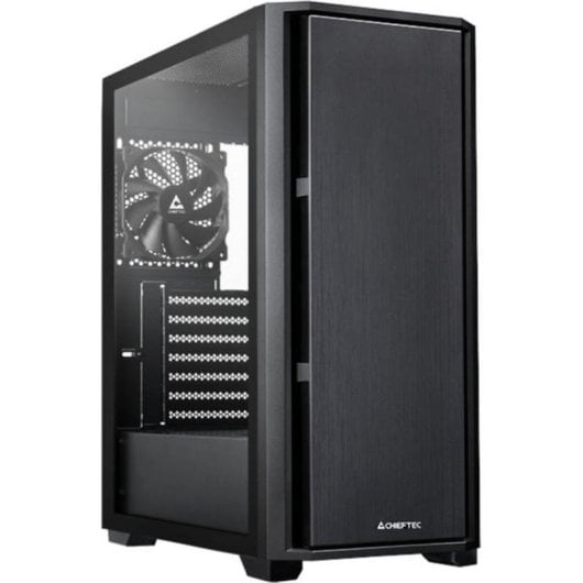 Boîtier PC Chieftec AS-02B-TG-OP Midi Tower Noir avec Vitre Trempée