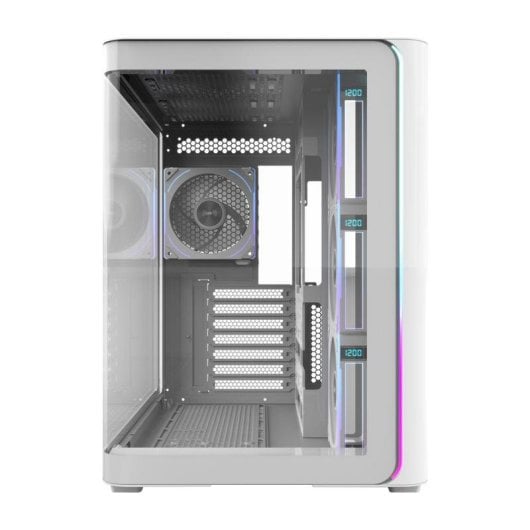 Boîtier PC FSP M580-WP Plus Midi Tower Blanc ARGB Verre Trempé