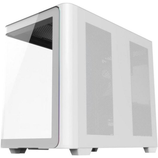 Boîtier PC FSP M580-WP Plus Midi Tower Blanc ARGB Verre Trempé