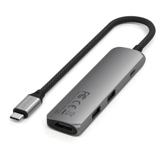 Hub Satechi 4 Ports 10 Gbps USB-C ST-P4SM HDMI 4K Power Delivery 100W