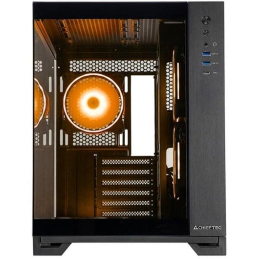 Caja PC Chieftec Visio GM-30B-TG-OP Negra ATX/micro ATX Vidrio Templado