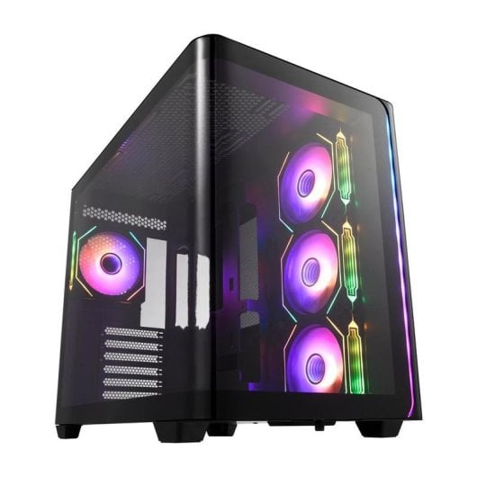 Case PC FSP M580-BA Midi Tower Nero ARGB Vetro Temprato