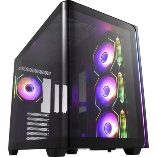 Case PC FSP M580-BA Midi Tower Nero ARGB Vetro Temprato