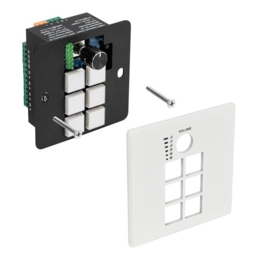 Panel de Control Lindy 32306 con 6 Botones Retroiluminados y Software Pro