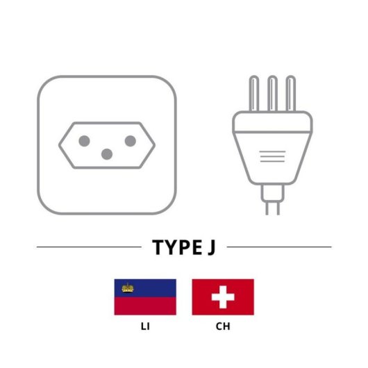 Netzkabel Goobay 93960 1,8 m SEV 1011 an IEC C5