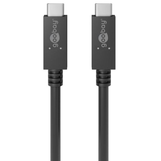 Cavo USB-C Goobay 49254 1 m USB 3.2 Gen 2 20 Gbit/s Nero