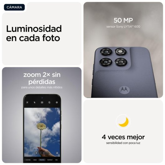 Motorola Moto G67 5G Gris 8Go 6.8" 256Go Double SIM